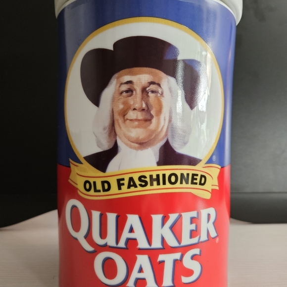Vintage Quaker Oats Cooke Jar w/recipes - Picture 1 of 5